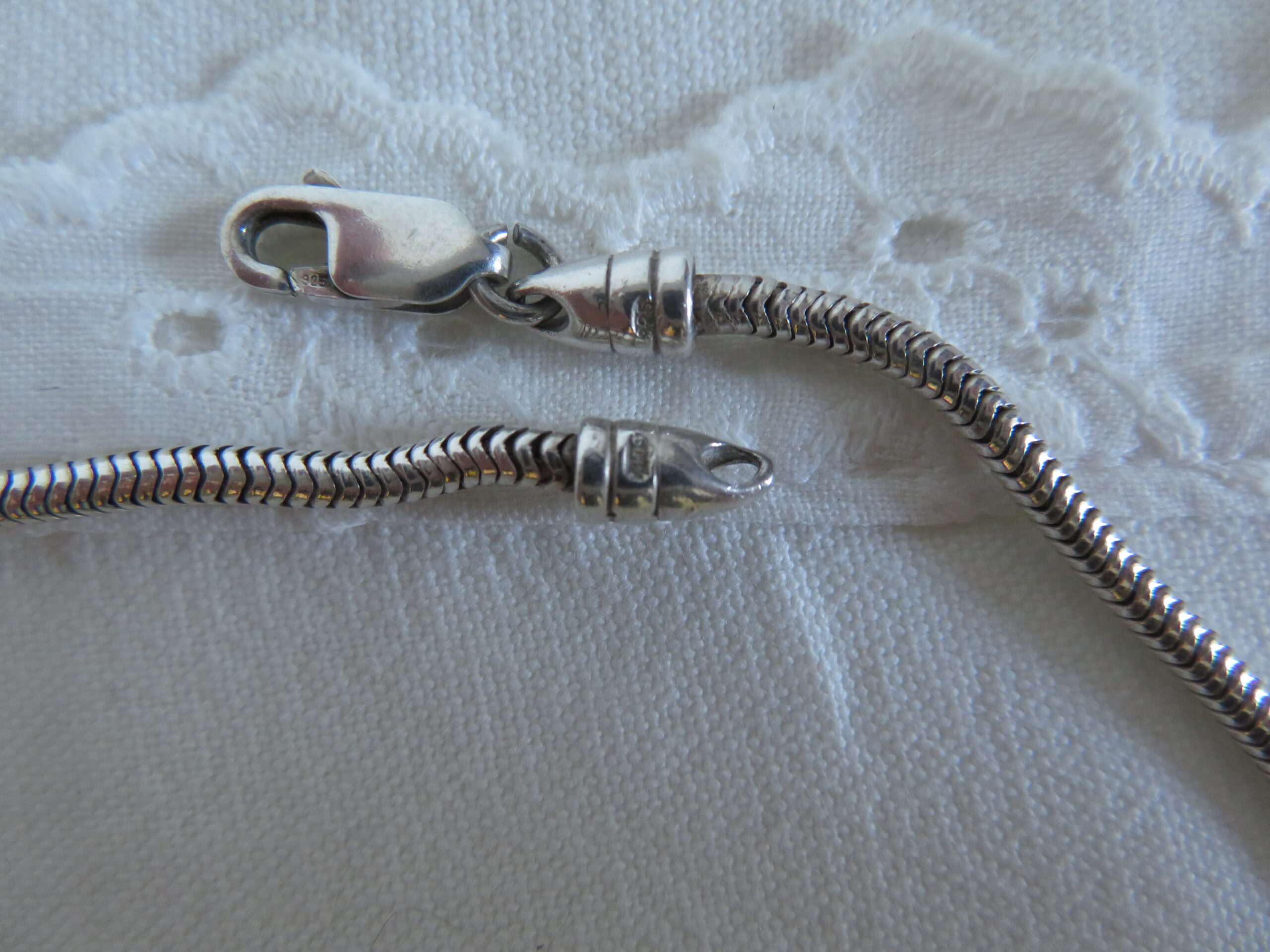 Zilveren halsketting - Afbeelding 3