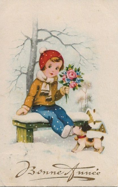 Meisje in de sneeuw