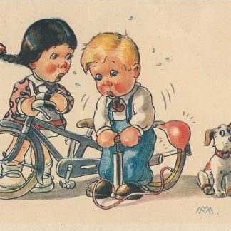 Samen de band oppompen - ill. MM