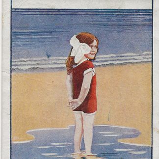 Meisje aan zee