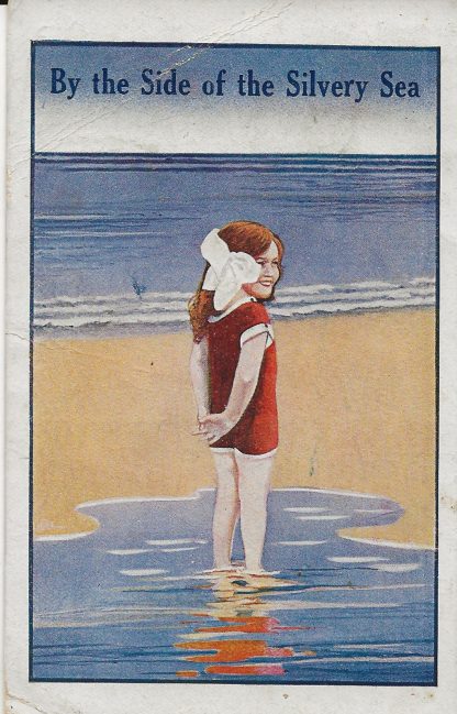 Meisje aan zee