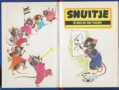 Snuitje de muis die kon tekenen  - ill. Nans van Leeuwen - Afbeelding 2