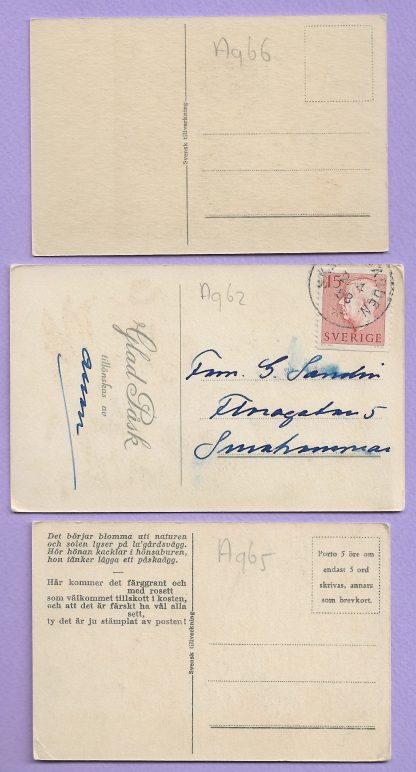 oude paaskaartjes - paaskuikens - Afbeelding 2