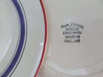 Zes gebaksbordjes - Pearl Pottery - Afbeelding 2