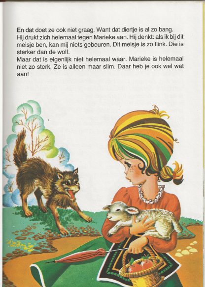 Marieke en het lammetje  -  Mercedes Asor - Afbeelding 2