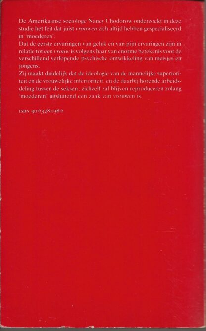 Waarom vrouwen moederen - Nancy Chodorow - Afbeelding 2