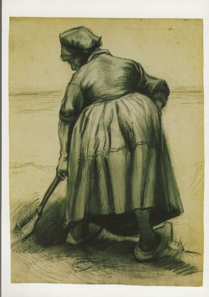 Spittende boerin  -  Vincent van Gogh