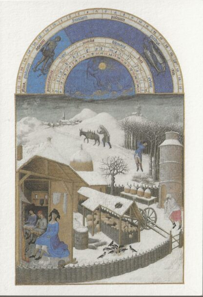 Les Très Riches Heures du duc de Berry  -  Février/Februari
