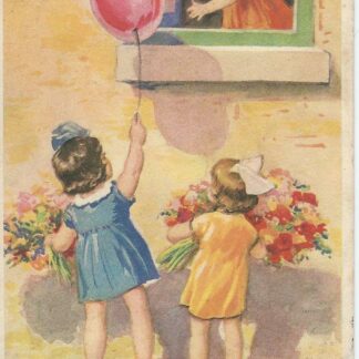 Bloemen en ballonnen