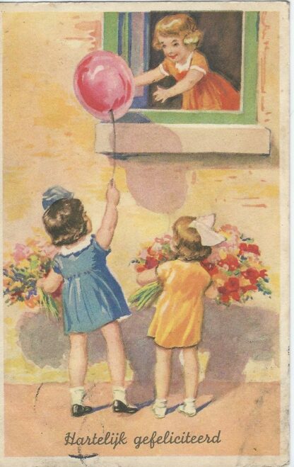 Bloemen en ballonnen