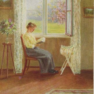 Lezende vrouw  -  ill. E Schlicht