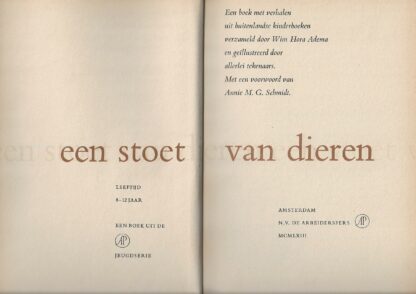 Een stoet van dieren - bijeengebracht door Wim Hora Adema - Afbeelding 2