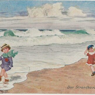 Aan het  strand  -  ill. HSB