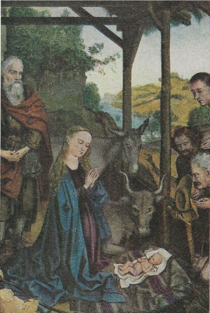 Kindje Jezus in de stal van Bethlehem