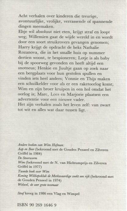 Straf en andere verhalen  -  Wim Hofman - Afbeelding 5