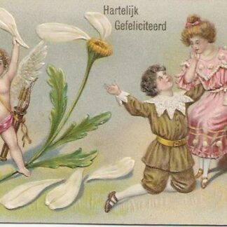 Knieval voor de dame  - cupido