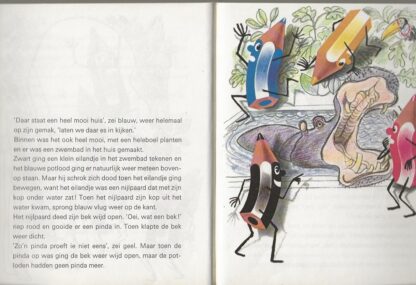 De vier kleurpotloden gaan naar Artis  -  Gouden boekje 66 - Afbeelding 5