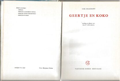 Geertje en Koko  -  Cok Grashoff - Afbeelding 2