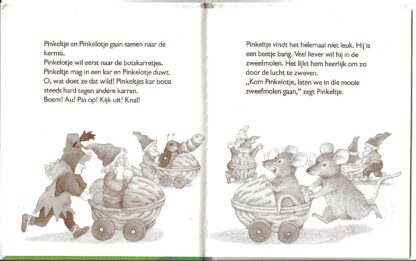 Pinkeltje en de zwevende zweefmolen  -  Dagmar Stam - Afbeelding 3