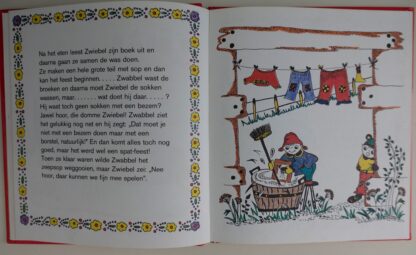 Zwiebel en Zwabbel in hun nieuwe huis  -  ill. Dorette Poessé - Afbeelding 3