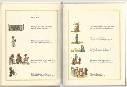 Bij het venster  -  Kate Greenaway - Afbeelding 3