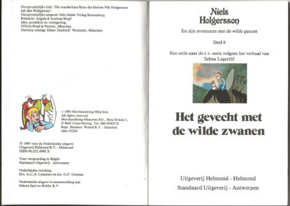 Het gevecht met de wilde zwanen  -  Niels Holgersson - Afbeelding 2