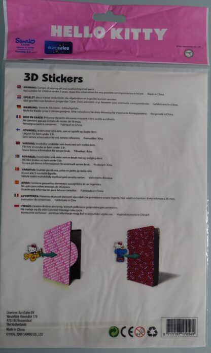 Hello Kitty  - 3D Stickers - Afbeelding 2
