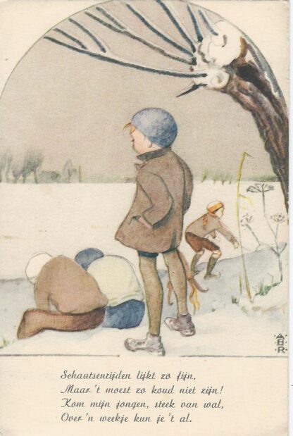Kinderen gaan schaatsen  -  ill. A. Bergman Rolandus