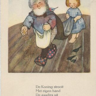 De koning strooit zaadjes uit  -  Roswitha Bitterlich