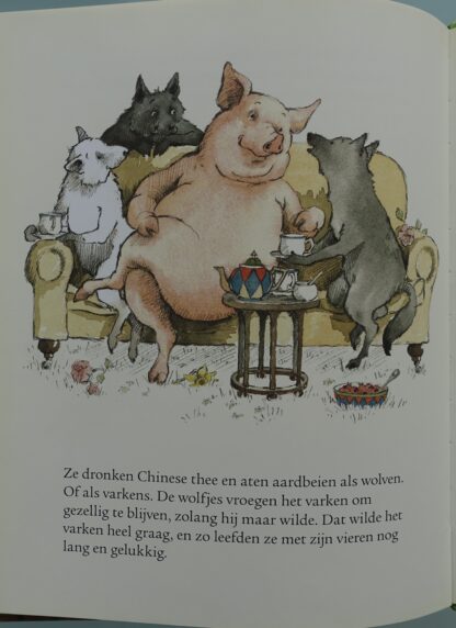 Drie kleine wolfjes en het vreselijk valse varken  -  Eugene Trivizas - Afbeelding 8