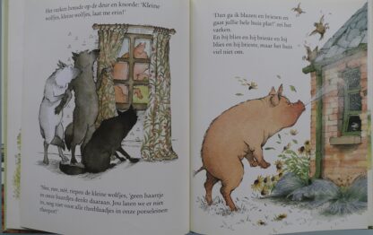 Drie kleine wolfjes en het vreselijk valse varken  -  Eugene Trivizas - Afbeelding 3