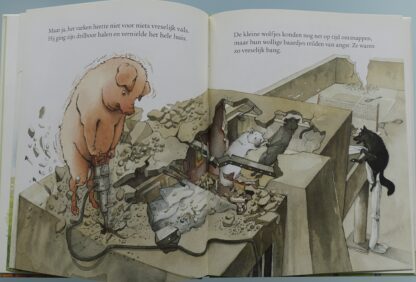 Drie kleine wolfjes en het vreselijk valse varken  -  Eugene Trivizas - Afbeelding 5