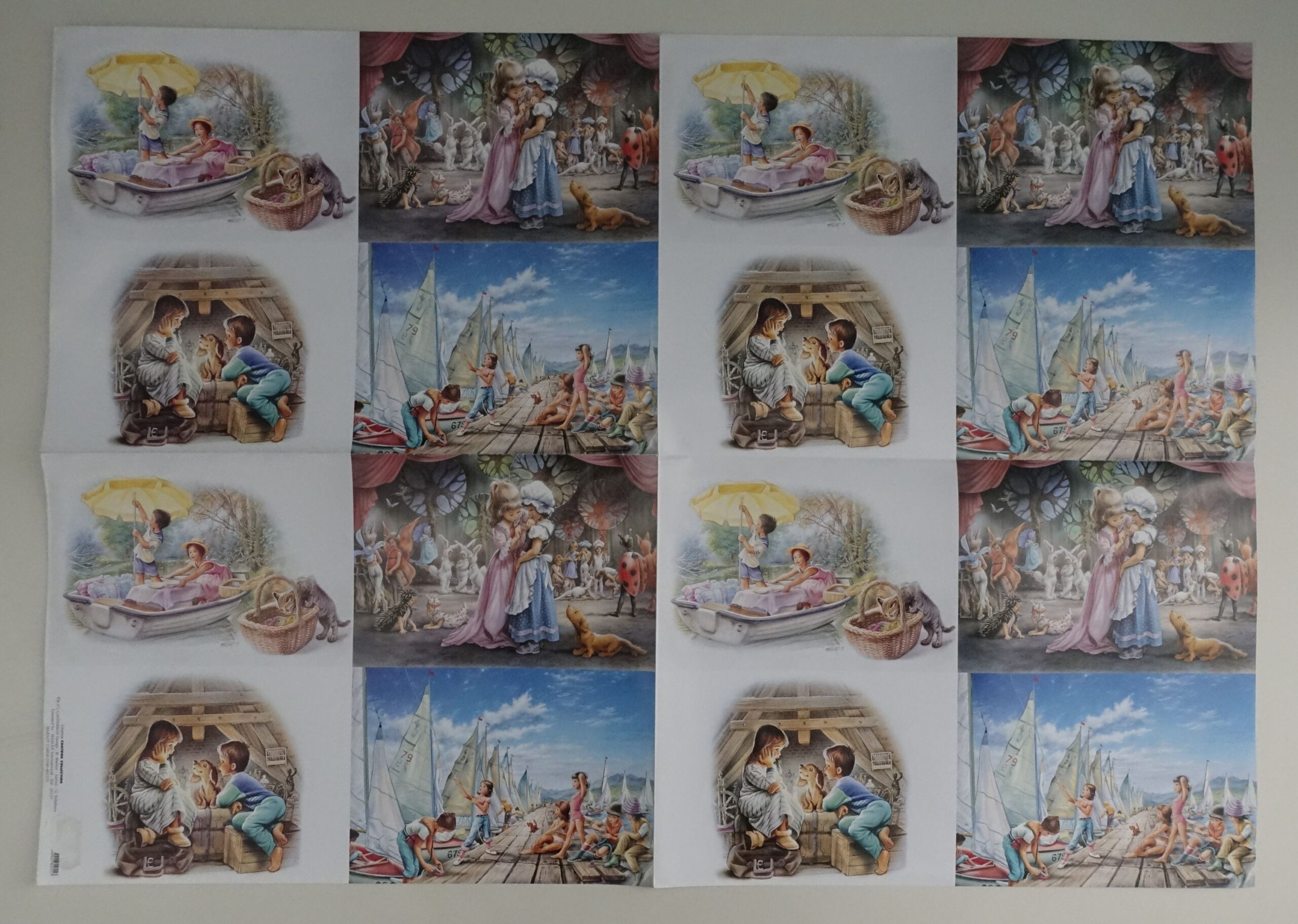 Knipvel met Tiny afbeeldingen