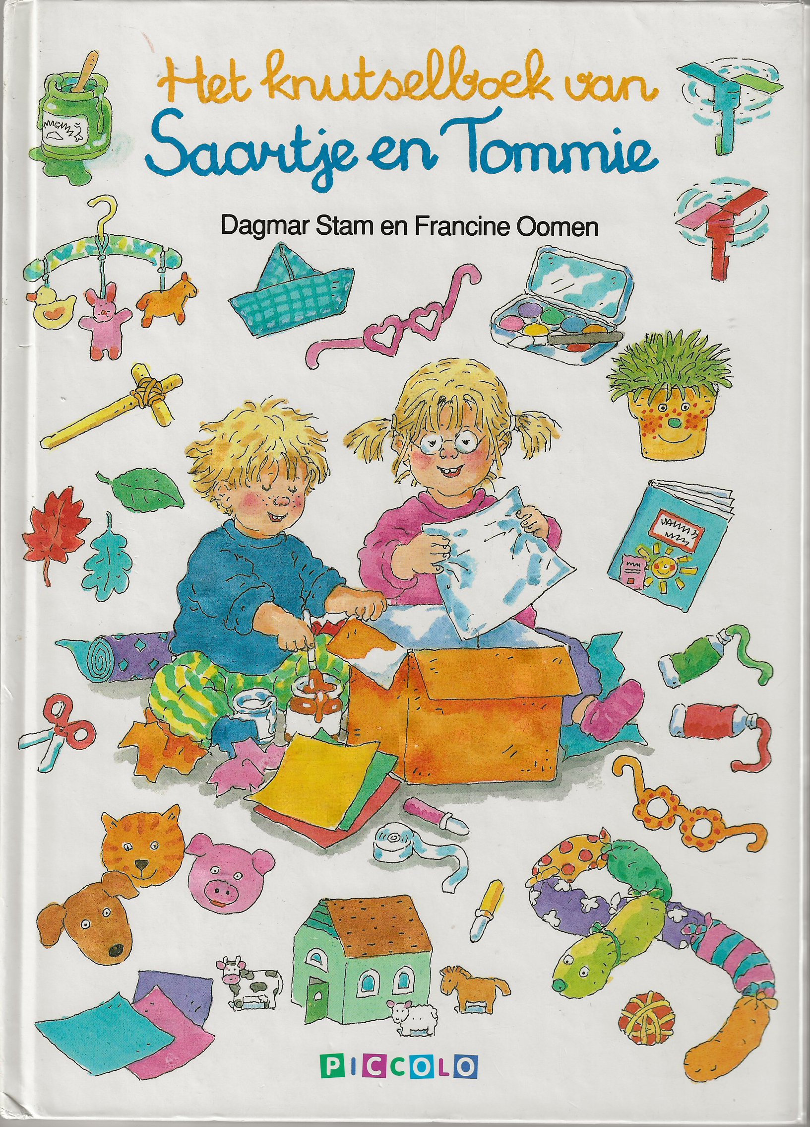 Het knutselboek van Saartje en Tommie - Francine Oomen