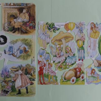 Poesieplaatjes -  elfjes en kinderen