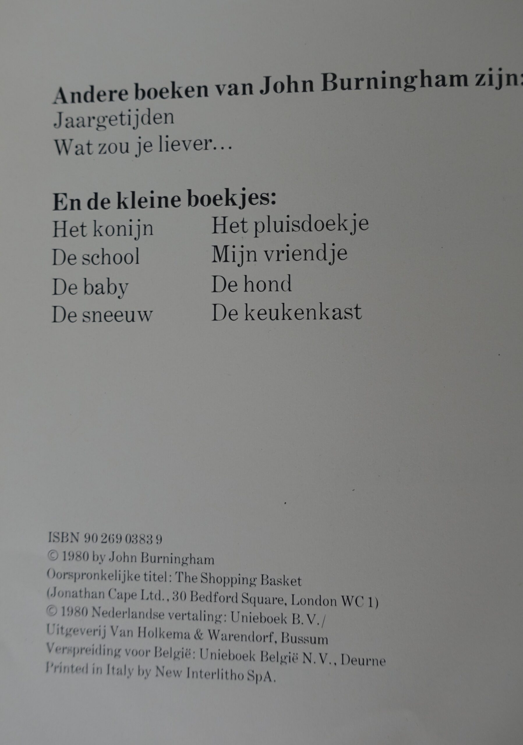 De boodschappenmand - John Burningham - Afbeelding 2