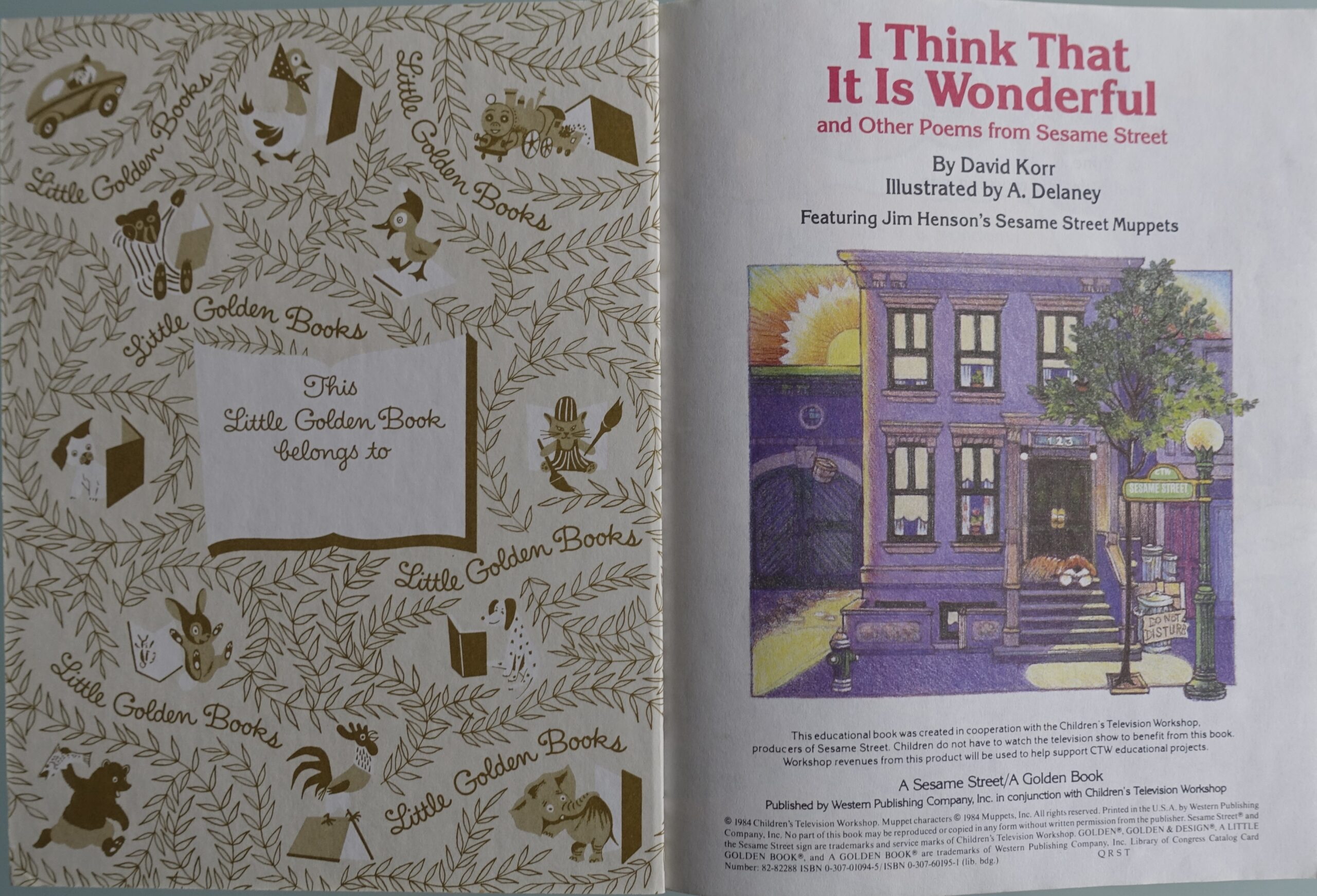 I Think That It Is Wonderful - a Little Golden Book - Afbeelding 2