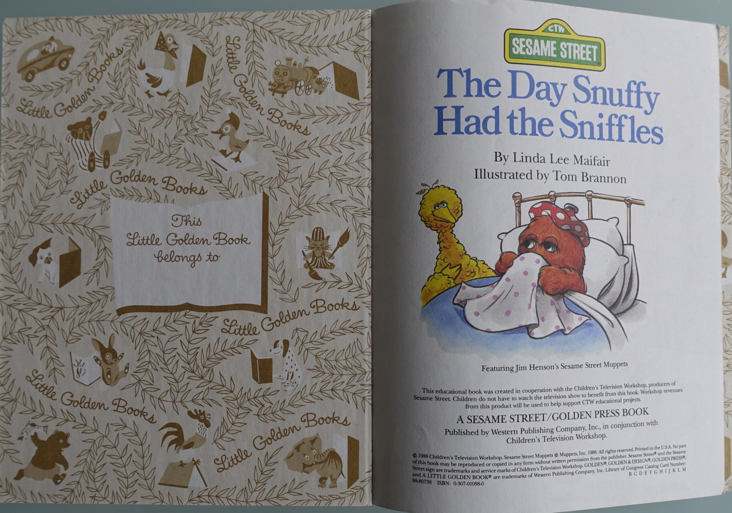 The Day Snuffy Had the Sniffles - a Little Golden Book - Afbeelding 2